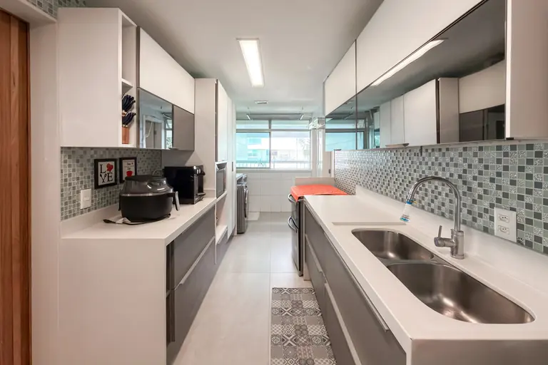 Apartamento Saint Martin Península Barra da Tijuca hall de entrada